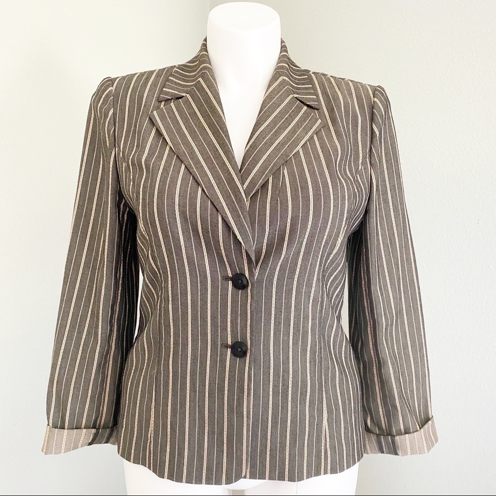 CASLON Vintage Blazer with Tan Stripes - Picture 1 of 7